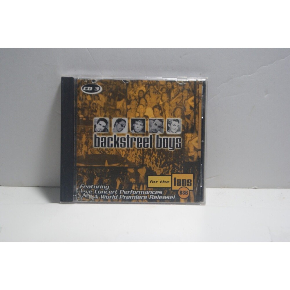 Backstreet Boys For the Fans CD3 Boy Band Sing Live in Charge